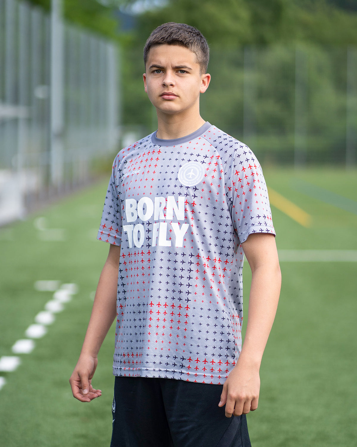 Born To Fly Goalkeeper Jersey Grey Modern goalkeeping