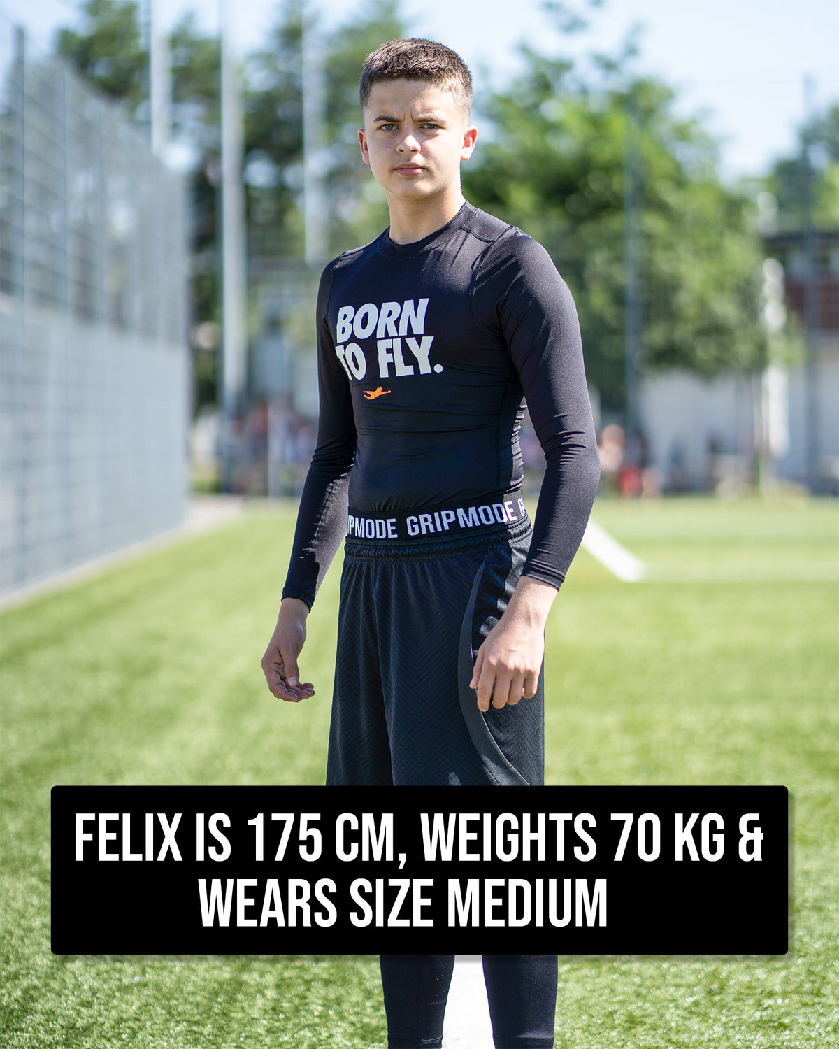 Goalkeeper Baselayer Black Gripmode