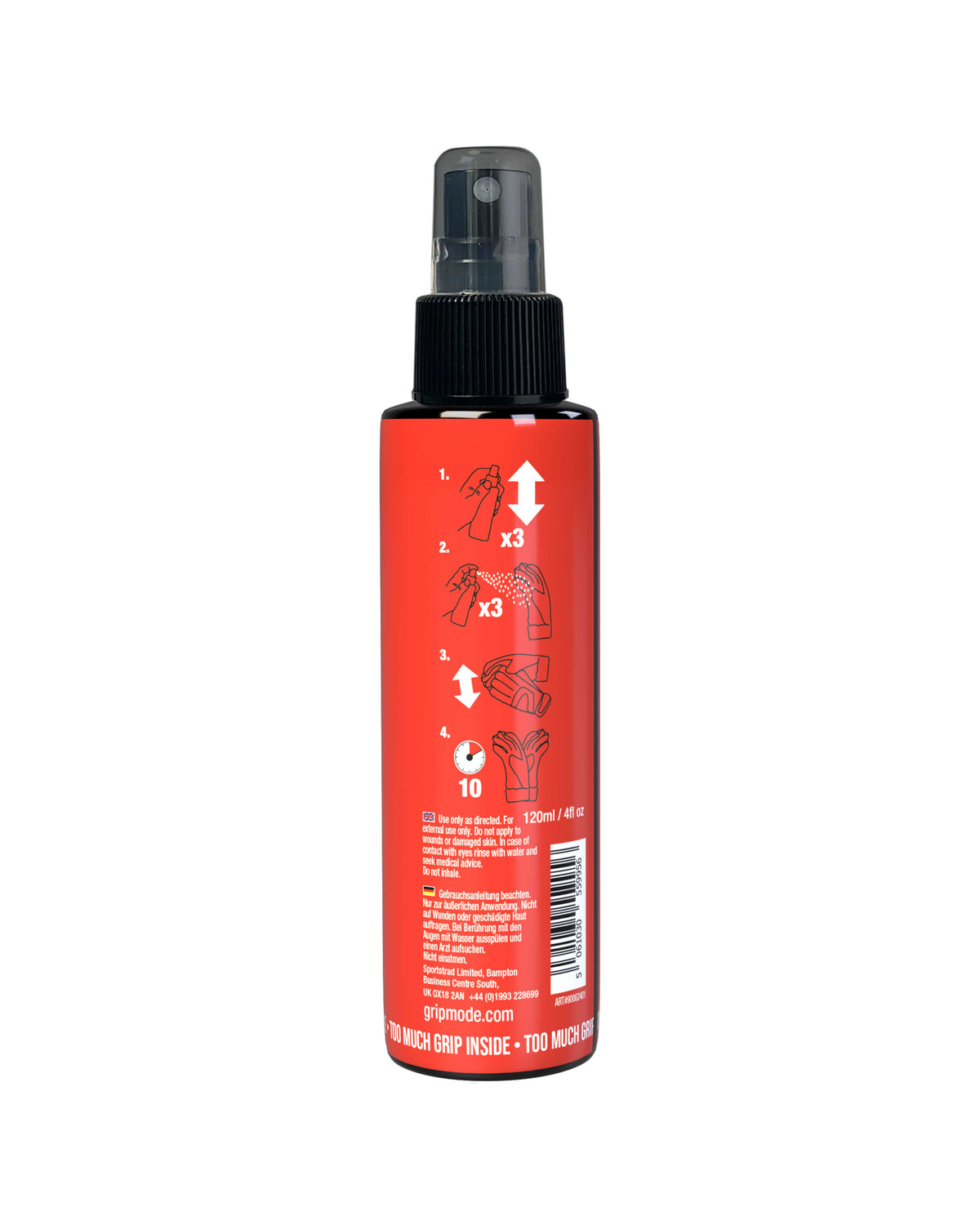 Glove grip spray Goalkeeper glove spray Get The Grip from Gripmode