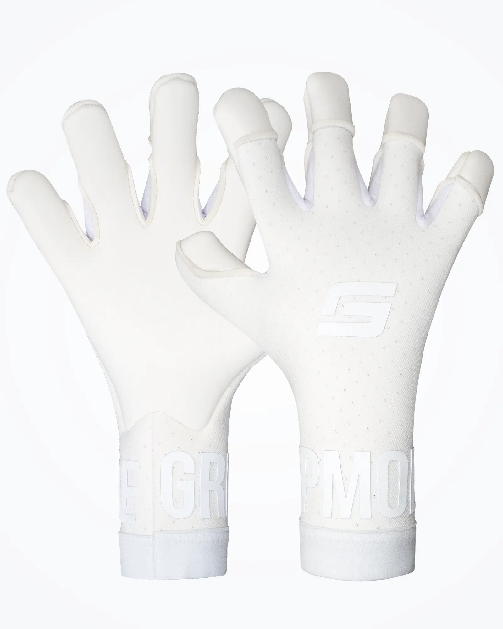 Goalkeeper glove white Air Whiteout FT GRIPMODE