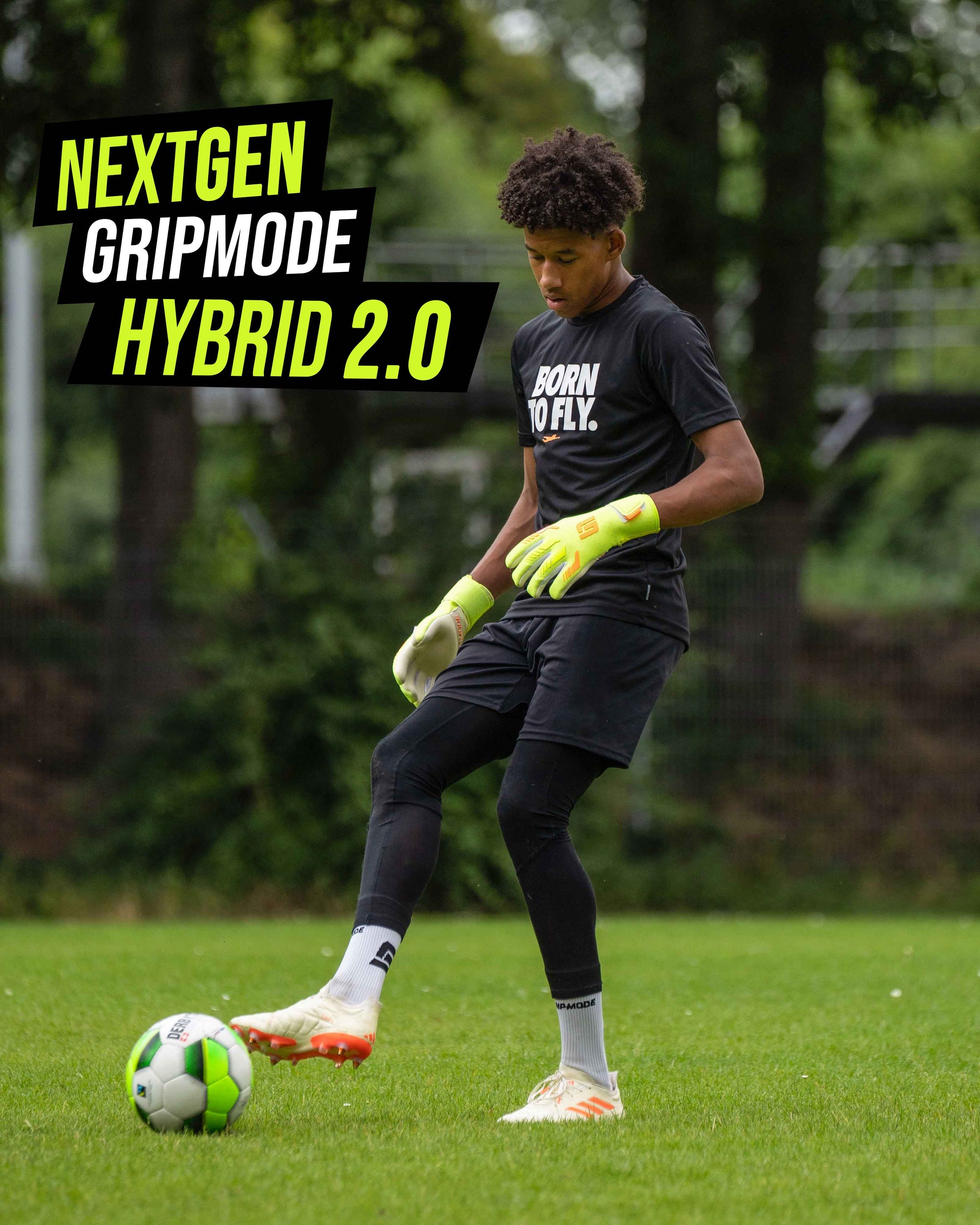 Gripmode Venom Hybrid 2.0 Goalkeeper gloves for soccer and football