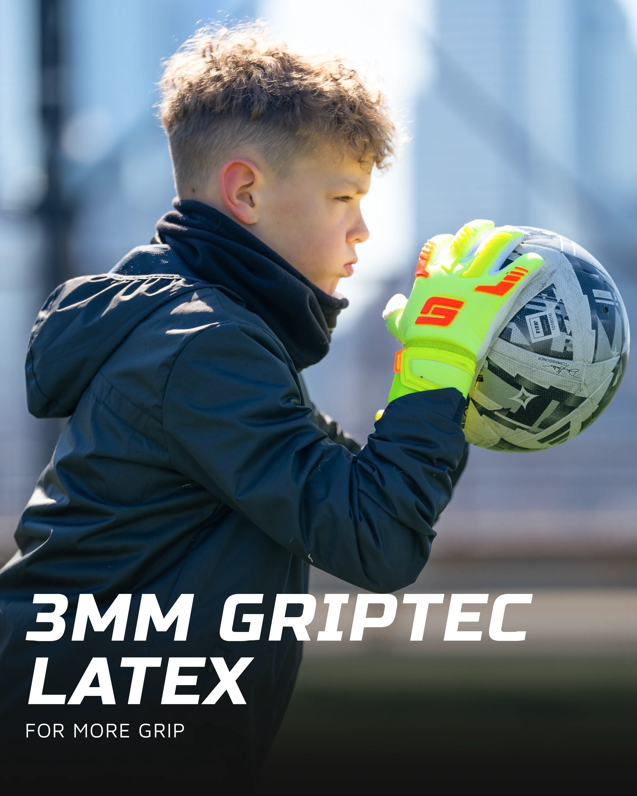 Guanti da portiere da calcio, per bambini, per interni ed esterni, con protezione per la colonna vertebrale delle dita e presa forte, per bambini, ragazzi, ragazze e ragazzi (blu, taglia 10 Guanti da portiere da calcio, per bambini, per interni ed esterni, con protezione per la colonna vertebrale delle dita e presa forte, per bambini, ragazzi, ragazze e ragazzi (blu, taglia 10