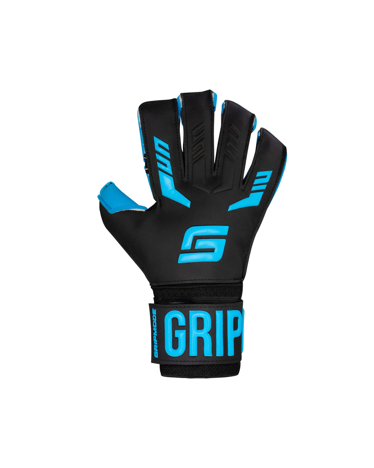Gripmode Goalkeeper Gloves Get The Grip Aqua Junior