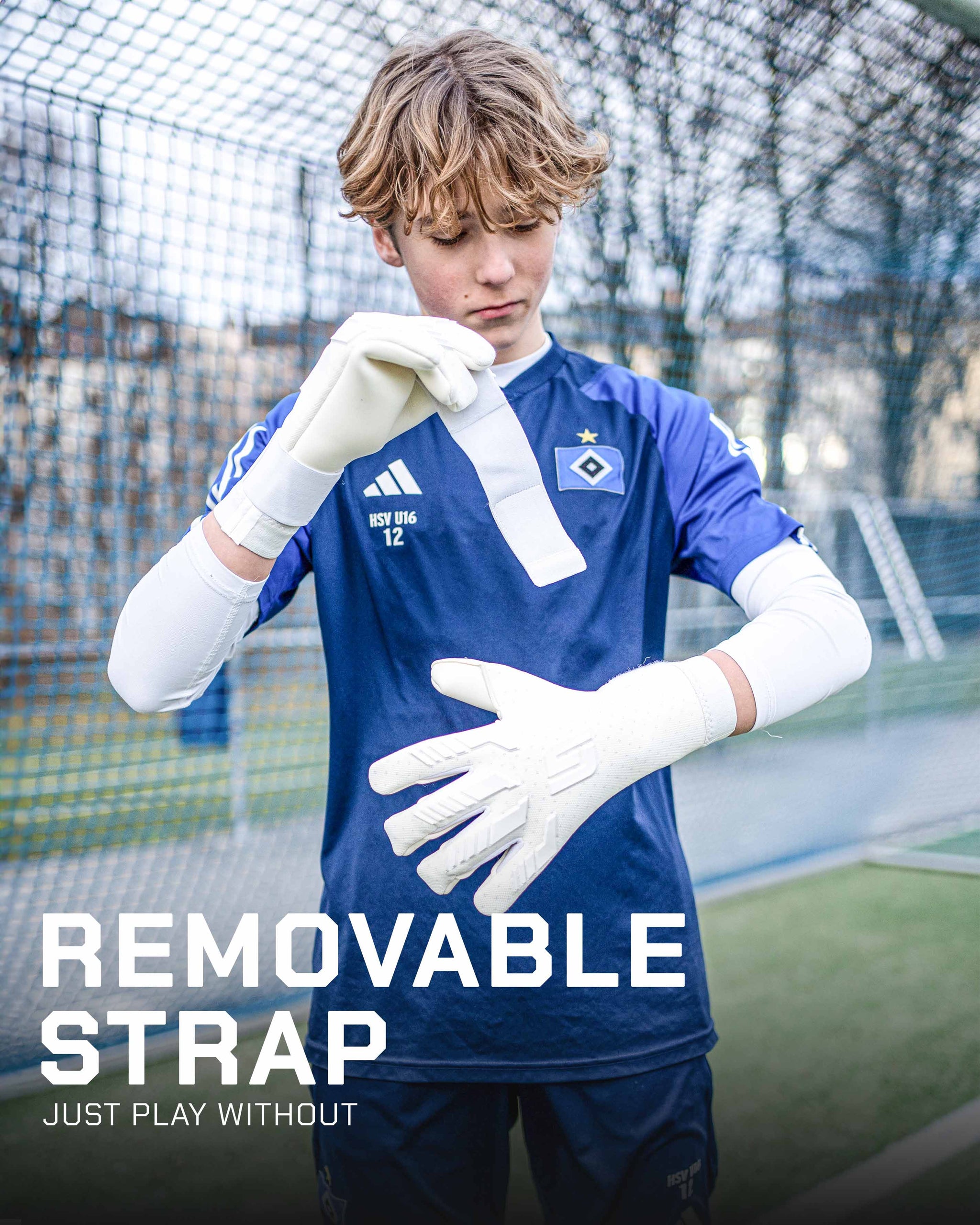 handschuhe hsv Torwarthandschuh Gripmode Whiteout Hybrid 2.0